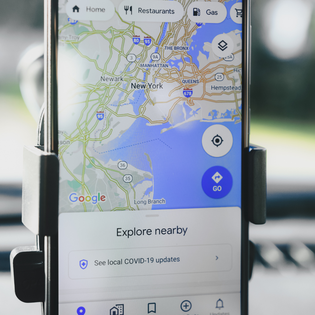 Google Business Profile optimization and local search visibility on mobile map